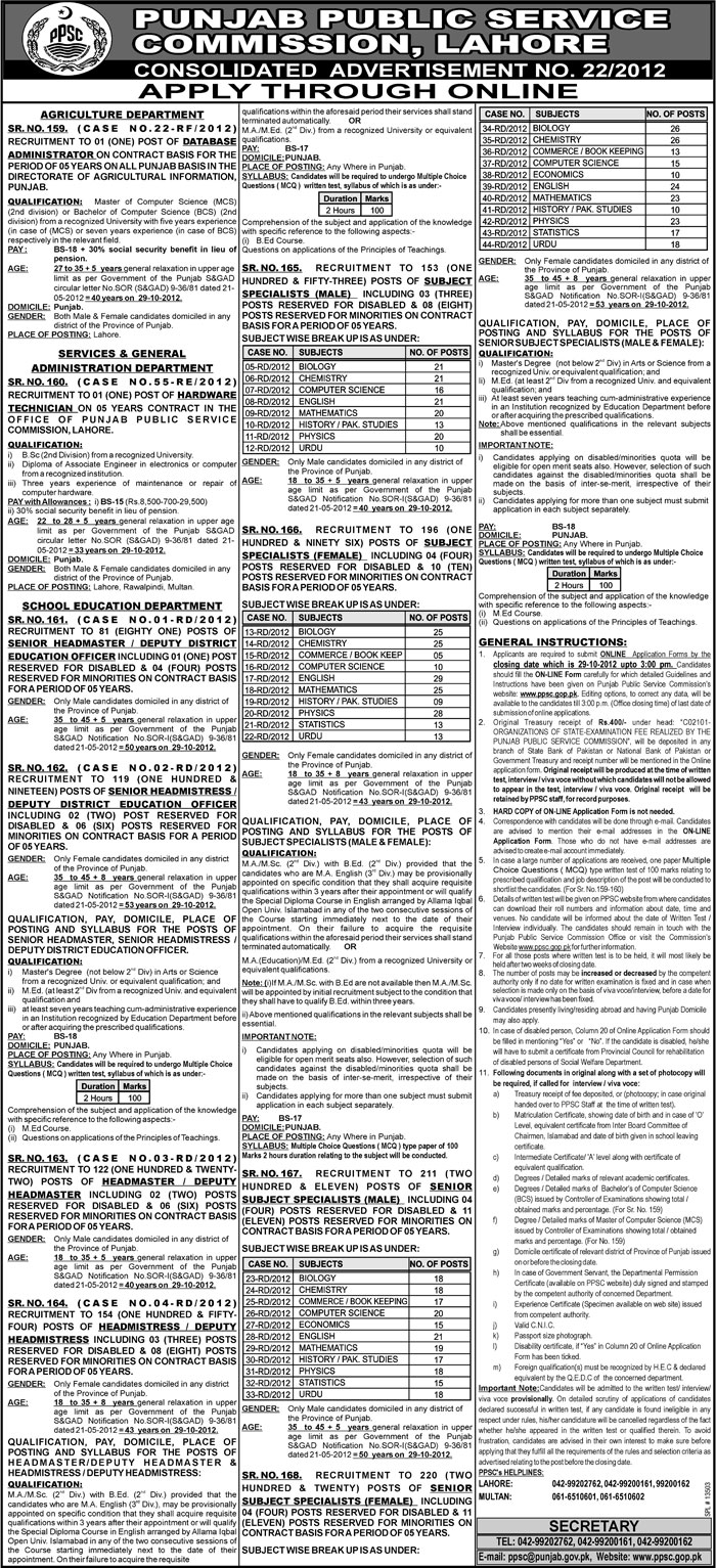 Punjab Public Service Commission PPSC Jobs Government Job In Punjab punjab-public-service-commission-ppsc-jobs-government-job-in-punjab